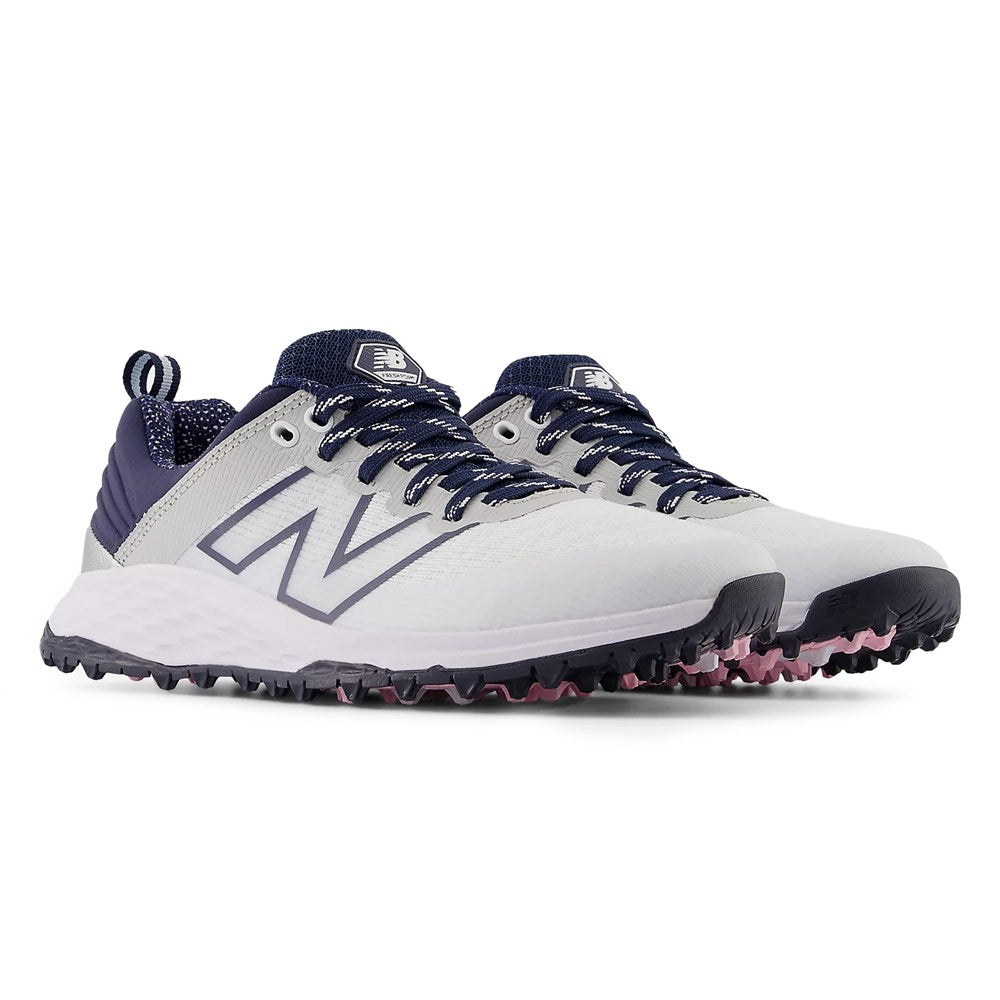 New Balance Women's Fresh Foam Contend v2 Spikeless Golf Shoes - White/Navy