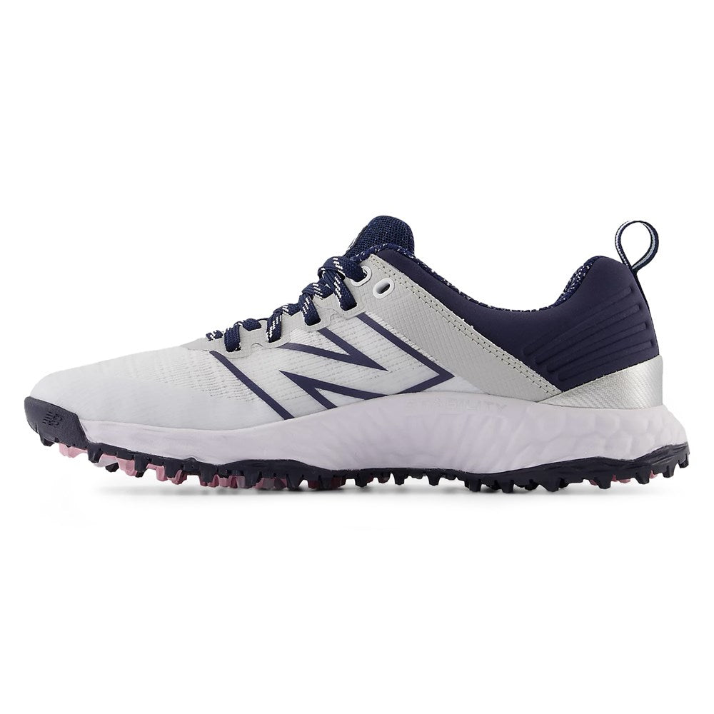 New Balance Women's Fresh Foam Contend v2 Spikeless Golf Shoes - White/Navy