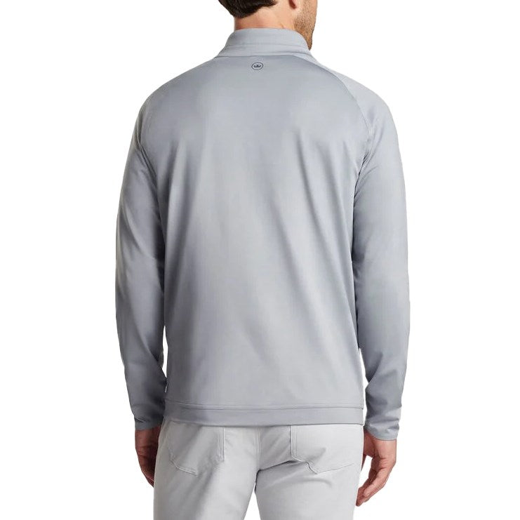 Peter Millar Verge Performance Golf Quarter-Zip - Gale Grey