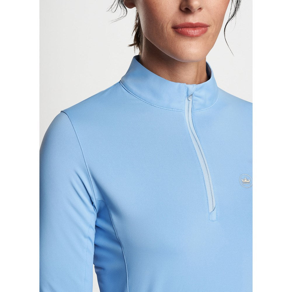Peter Millar Women's Lightweight Crown Sun Golf Shirt - Cottage Blue