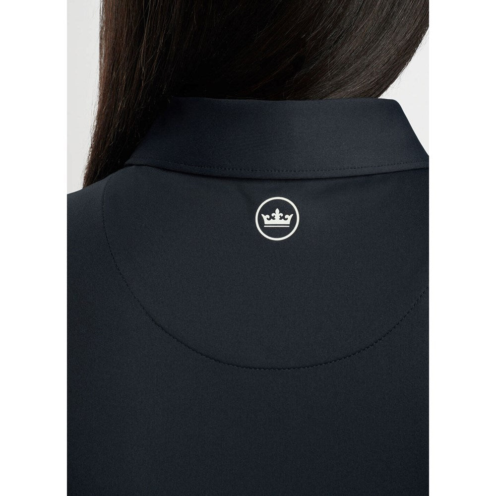 Peter Millar Women's Performance Stretch Jersey Golf Shirt - Black