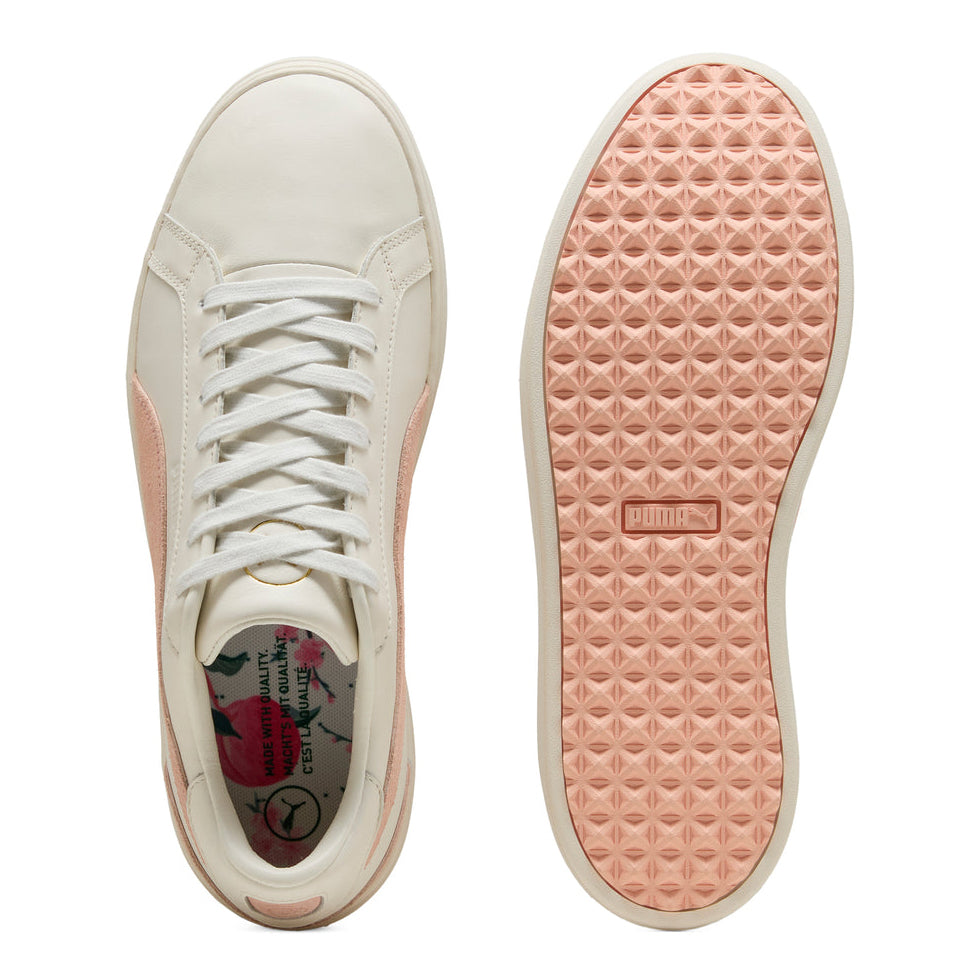 Puma Classic G Peaches Spikeless Golf Shoes - Warm White/Tropical Peach