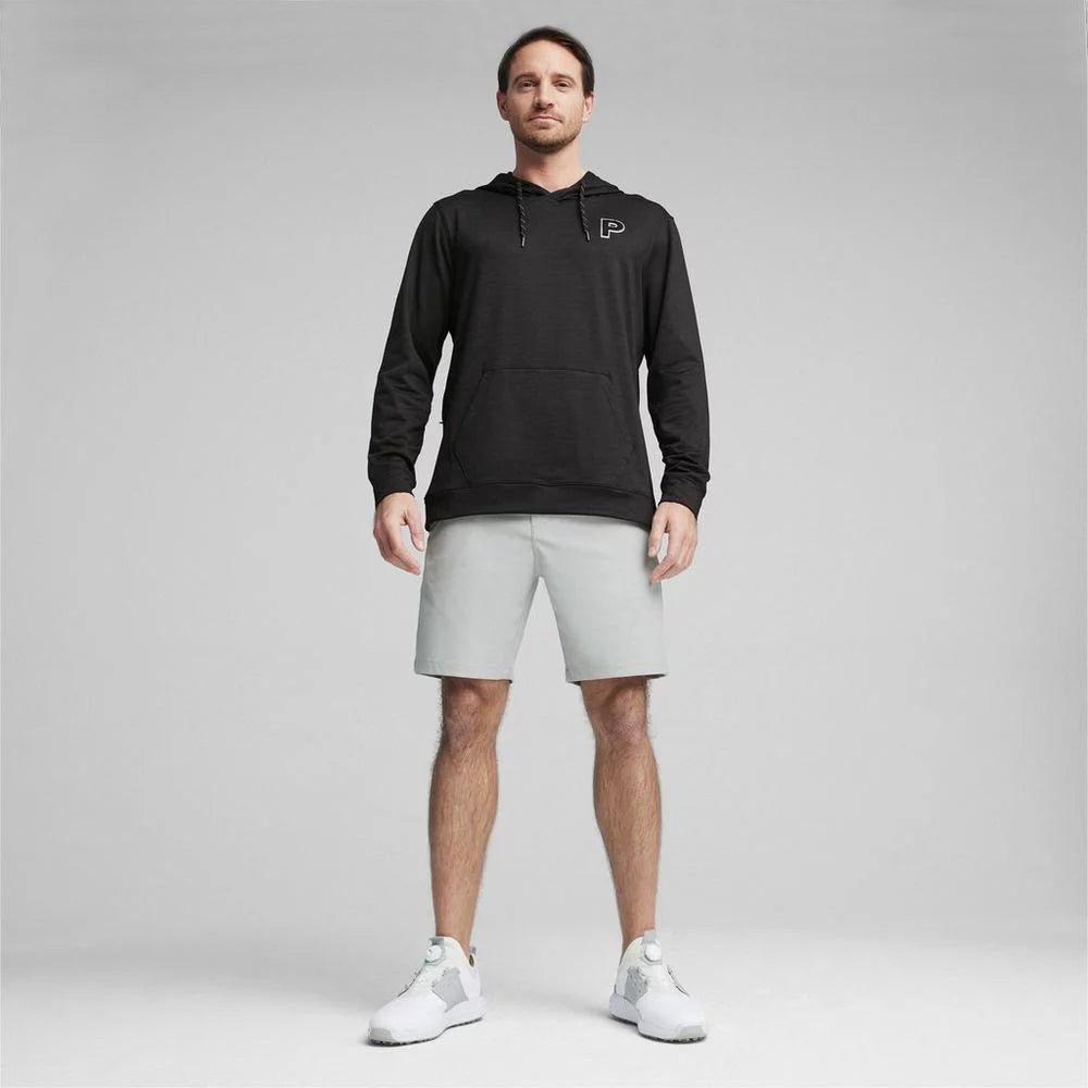 Puma Cloudspun Patch Golf Hoodie - Puma Black Heather