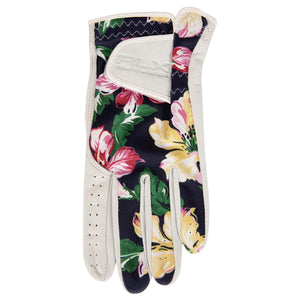 RLX Ralph Lauren Women's Hybrid Golf Glove Left - Navy Multi