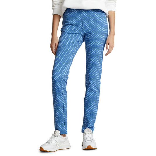 RLX Ralph Lauren Women's Printed Eagle Pants - Mini Floral Deco Blue