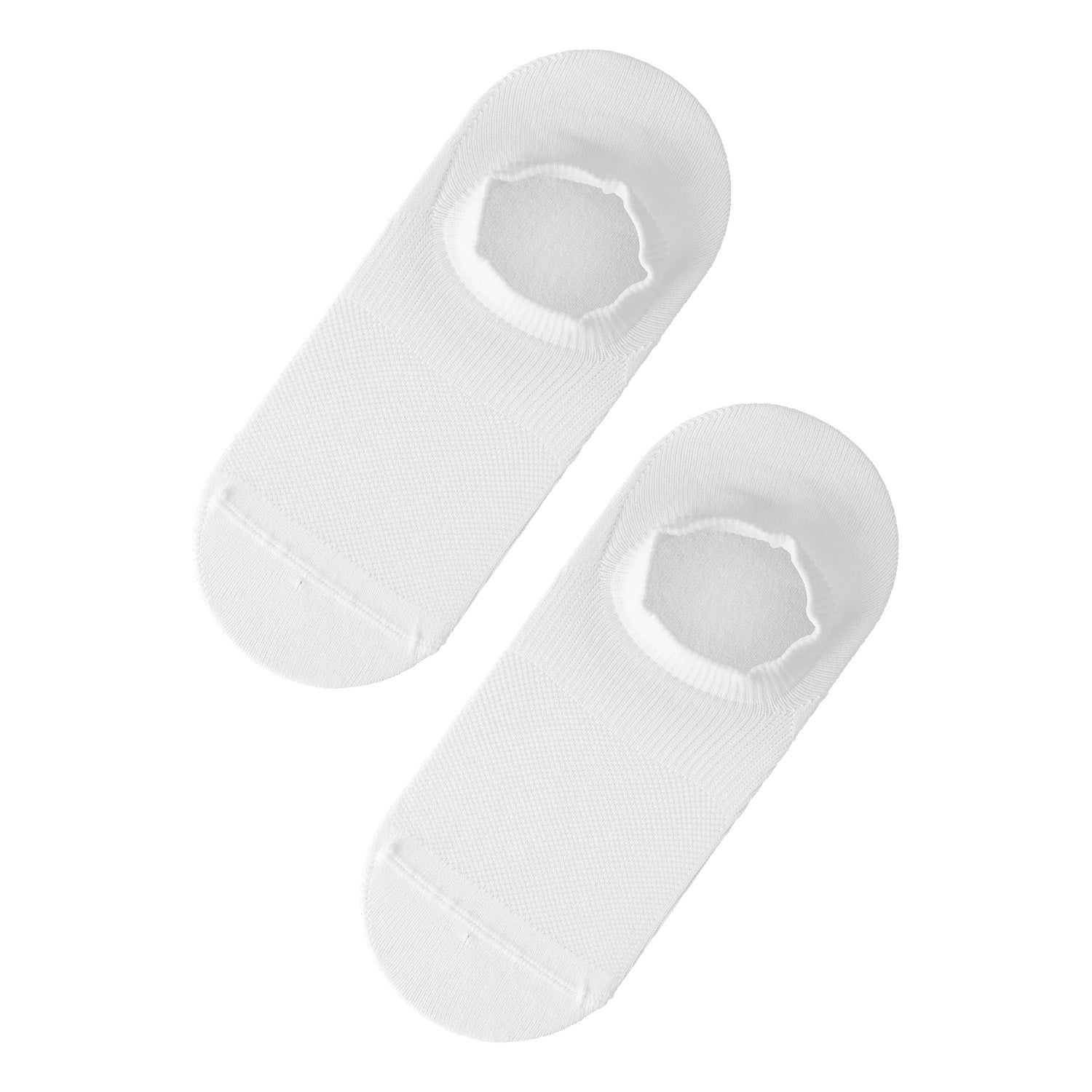 Rohnisch Women's 2 Pack Functional No-Show Socks - White