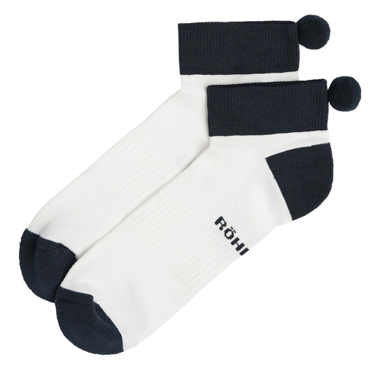 Rohnisch Women's 2 Pack Functional Pom Pom Socks - Navy