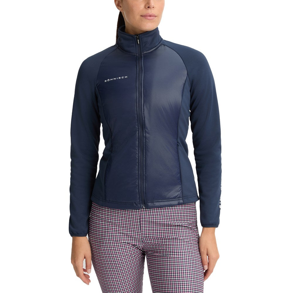 Rohnisch Women's Fiona Hybrid Golf Jacket - Navy