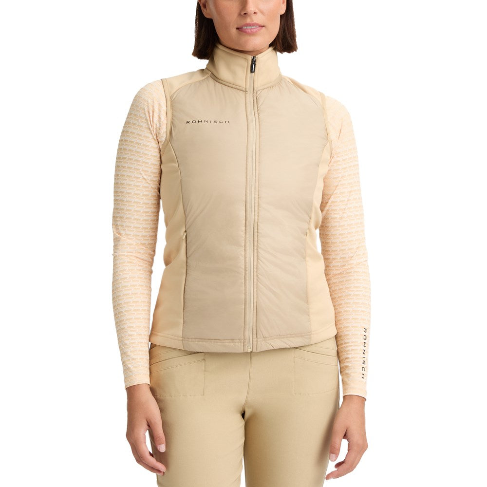 Rohnisch Women's Fiona Hybrid Golf Vest - Safari