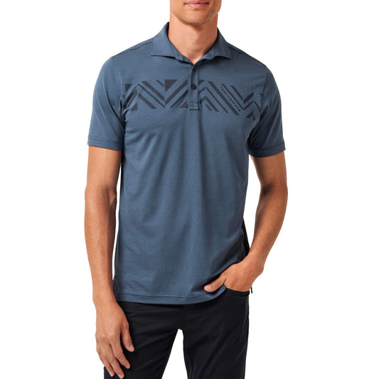 Travis Mathew All Day Access Polo Golf Shirt - Mood Indigo / Vintage Indigo
