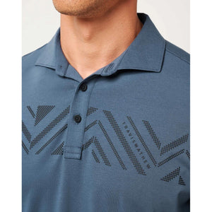 Travis Mathew All Day Access Polo Golf Shirt - Mood Indigo / Vintage Indigo
