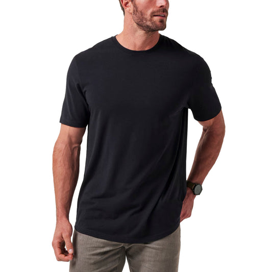 Travis Mathew Cloud Crew Golf Tee - Black