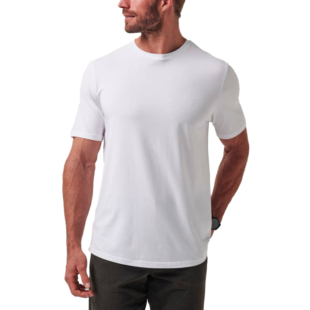 Travis Mathew Cloud Crew Golf Tee - White