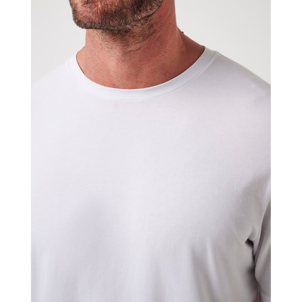 Travis Mathew Cloud Crew Golf Tee - White