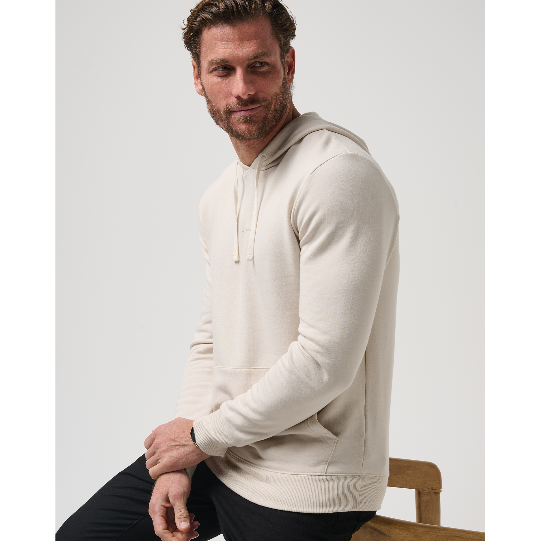 Travis Mathew Coastal Cloud Golf Hoodie - Moonbeam