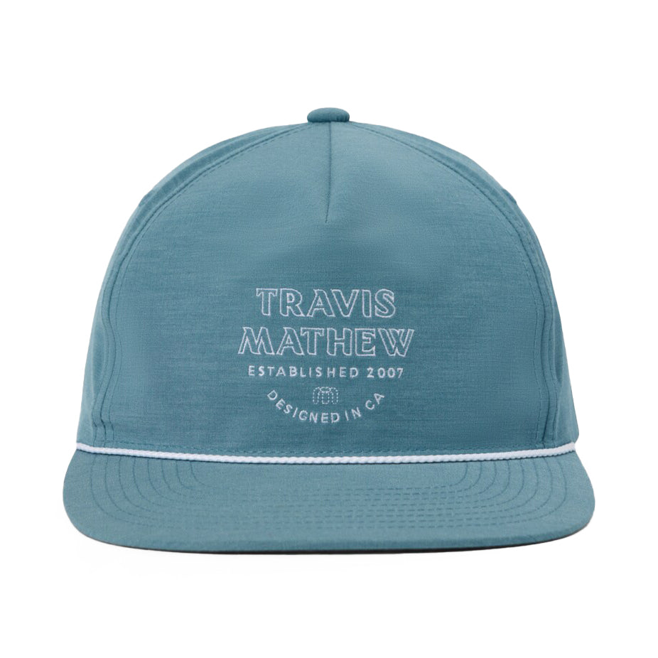 Travis Mathew Hidden Agenda Snapback Cap - Captains Blue