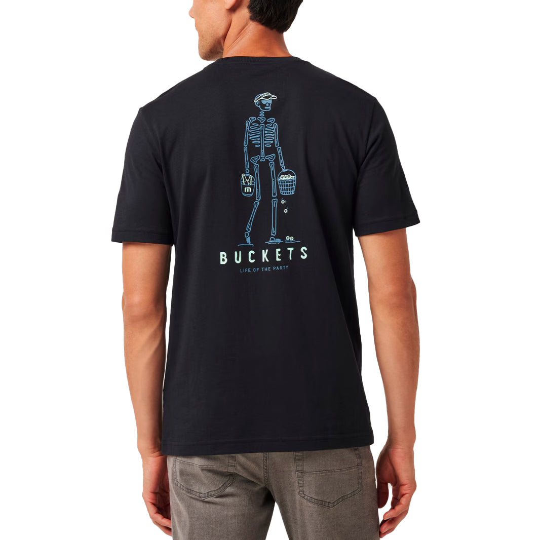 Travis Mathew Lost Buckets Golf Tee - Black