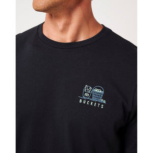 Travis Mathew Lost Buckets Golf Tee - Black