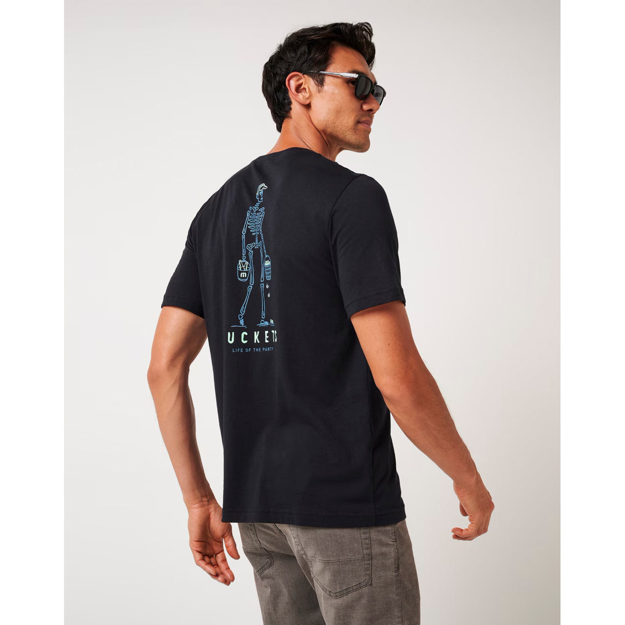 Travis Mathew Lost Buckets Golf Tee - Black