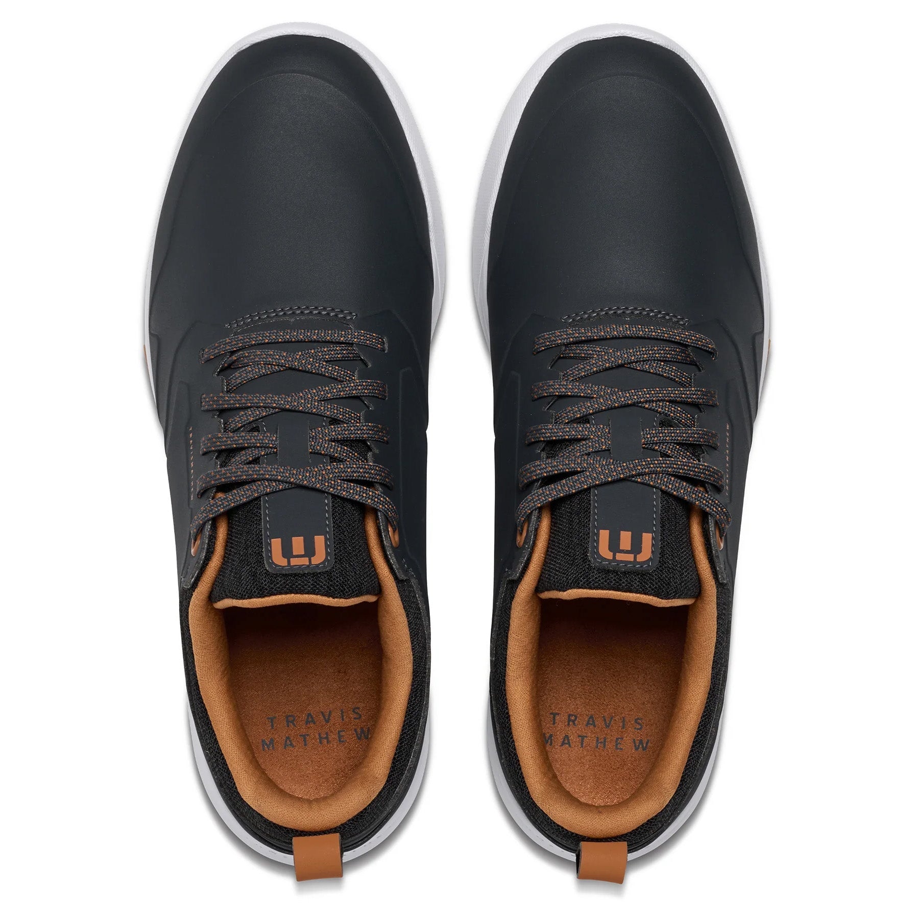 Travis Mathew The Daily Pro Hybrid Plus Golf Shoes - Ebony/Almond