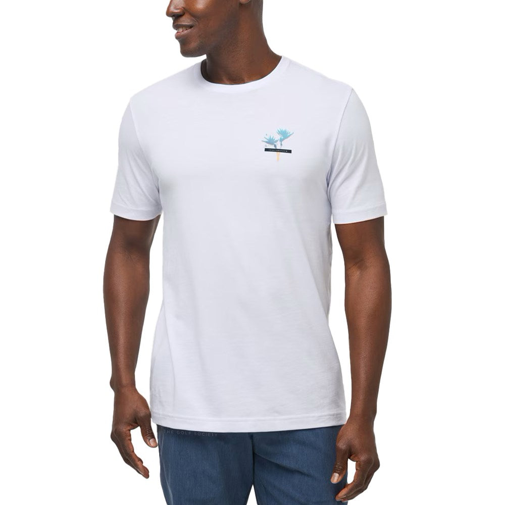 Travis Mathew In The Mist Tee - White