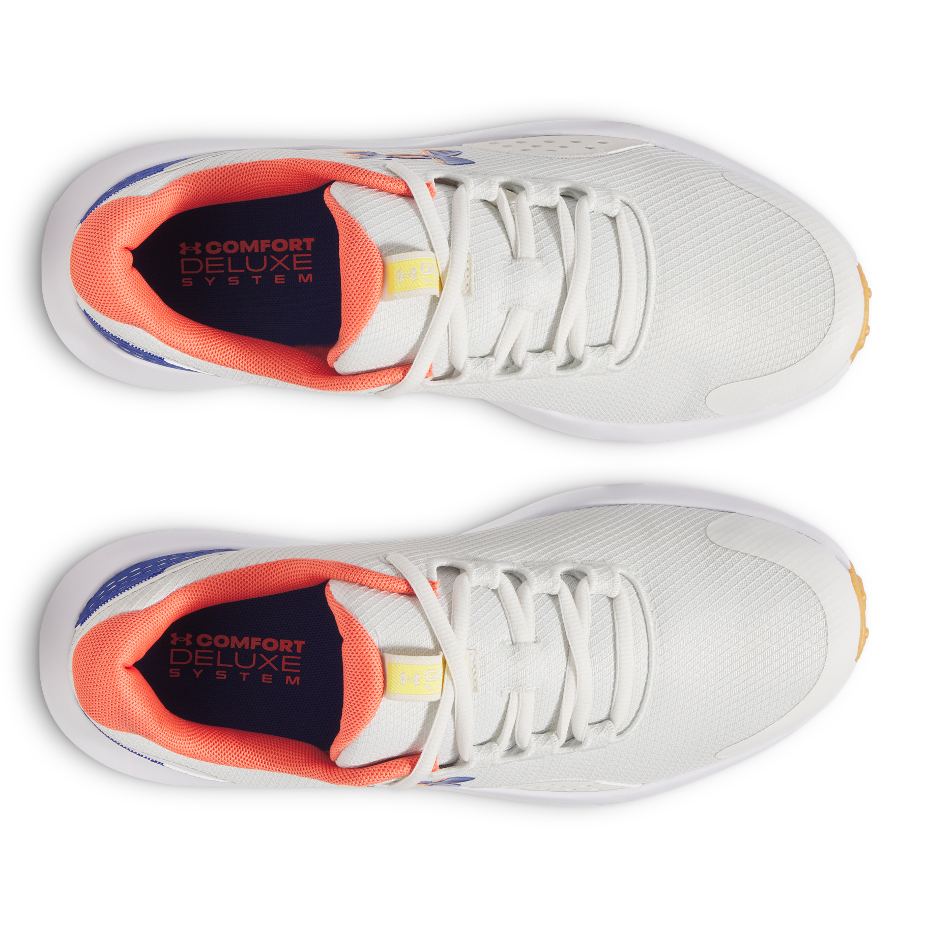 Under Armour Surge Spikeless Golf Shoes - White Clay/Royalte