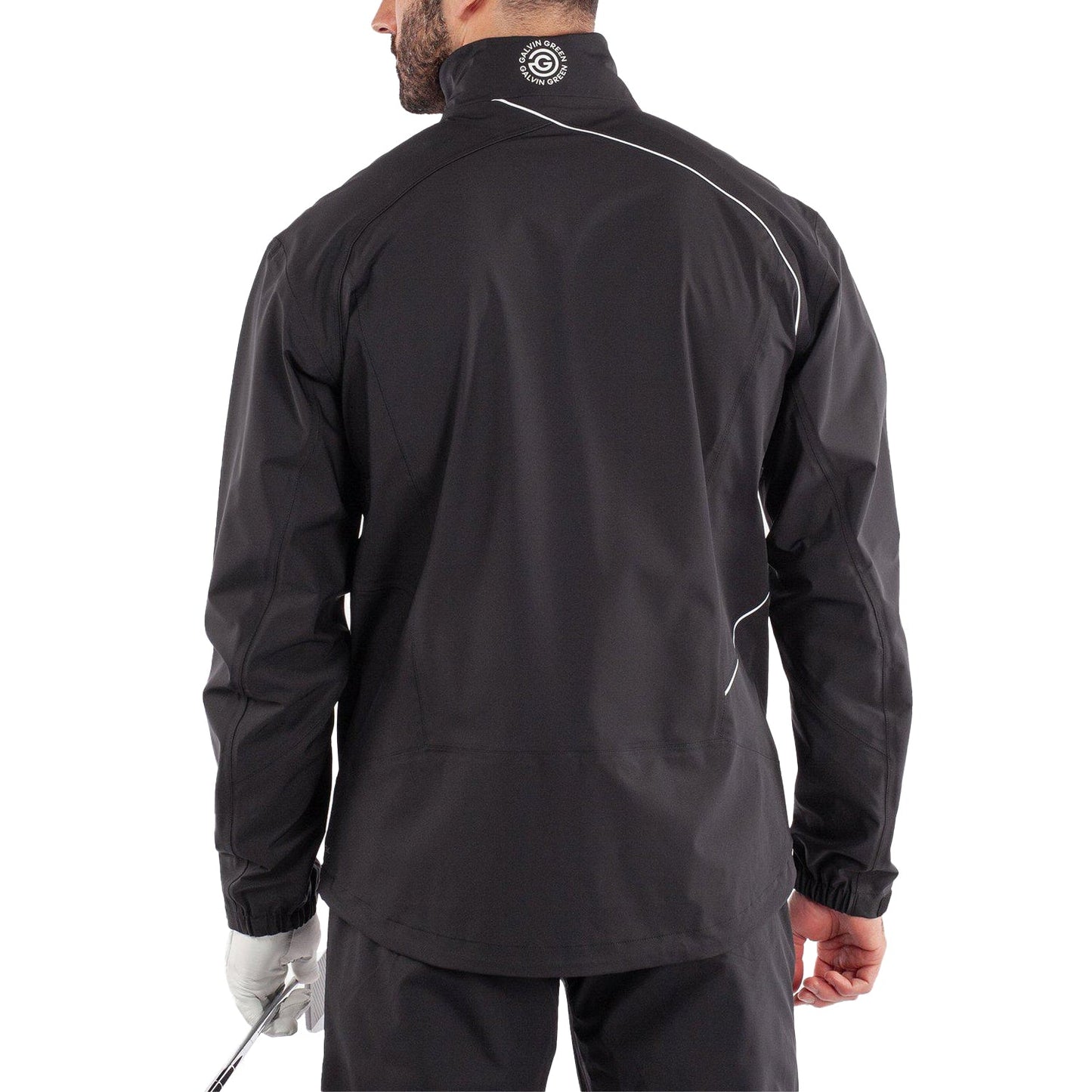 Galvin Green Ames Waterproof Golf Jacket - Black/White