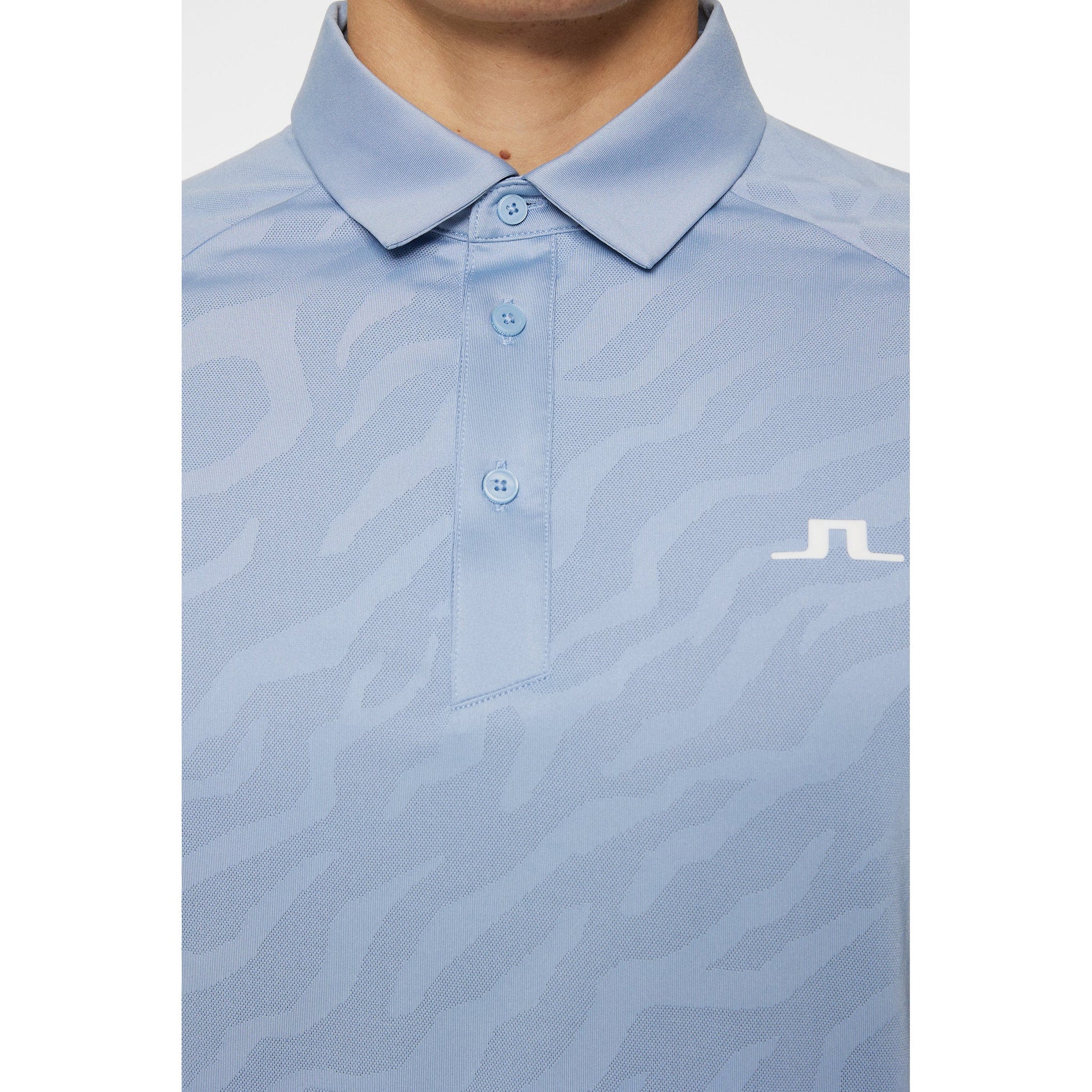 J.Lindeberg Wilhelm Polo Golf Shirt - Rain Washed