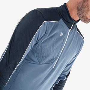 Galvin Green Dave Insulating 1/4 Zip Mid-Layer - Moonlight Blue/Navy