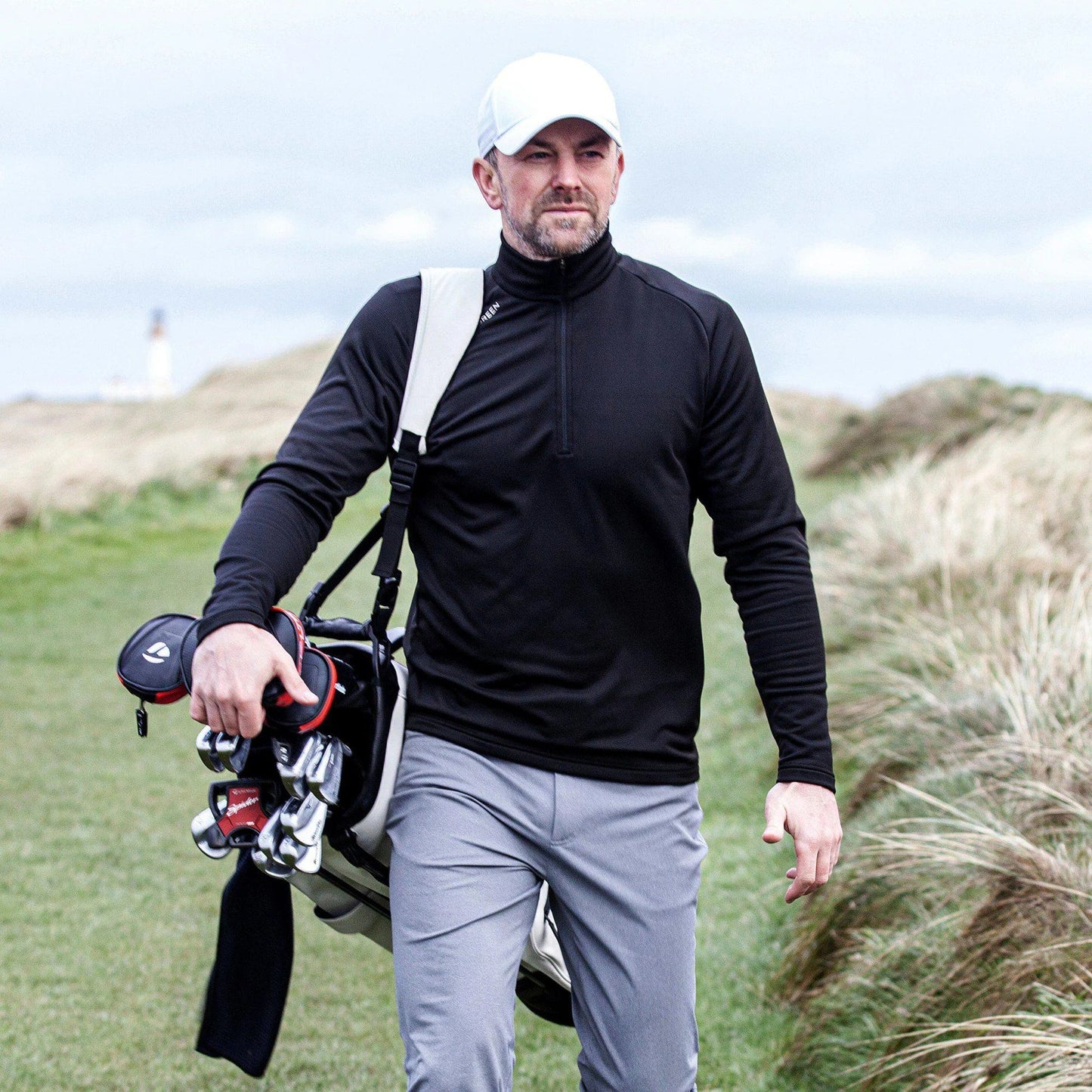 Galvin Green Drake Insulating 1/4 Zip Mid-Layer - Black