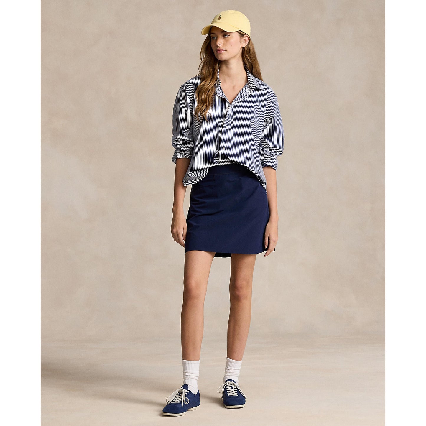 RLX Ralph Lauren Women's Performance 17" Pleated Aim Skort - Refined Navy