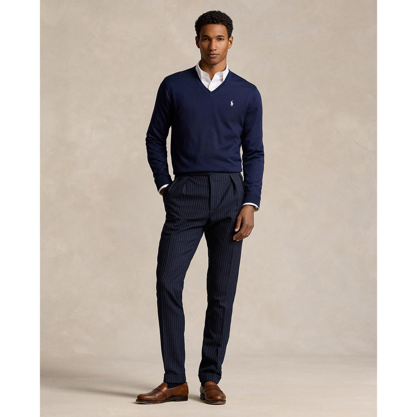 Polo Performance Ralph Lauren Performance V-Neck Golf Sweater - Refined Navy