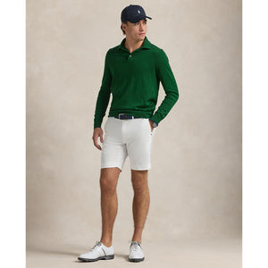 RLX Ralph Lauren Performance Polo-Collar Golf Sweater - New Forest