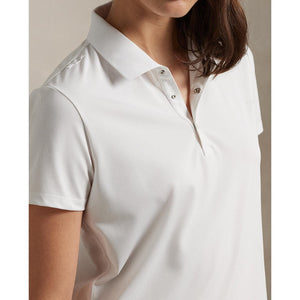 RLX Ralph Lauren Women's Tour Performance Golf Shirt  - Ceramic White