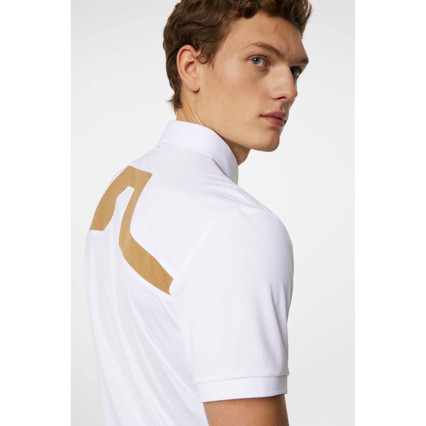 J.Lindeberg KV Polo Golf Shirt - White