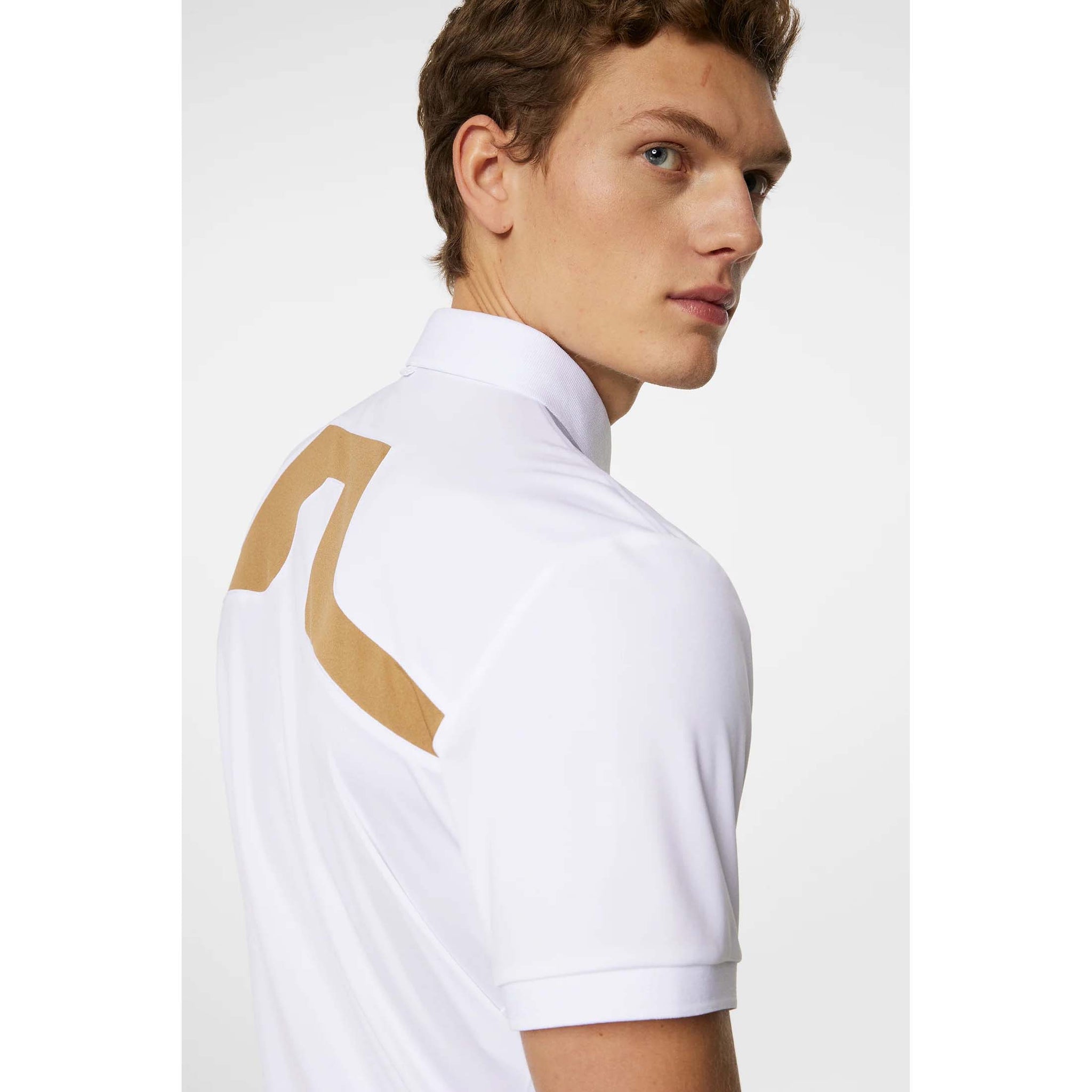 J.Lindeberg KV Polo Golf Shirt - White