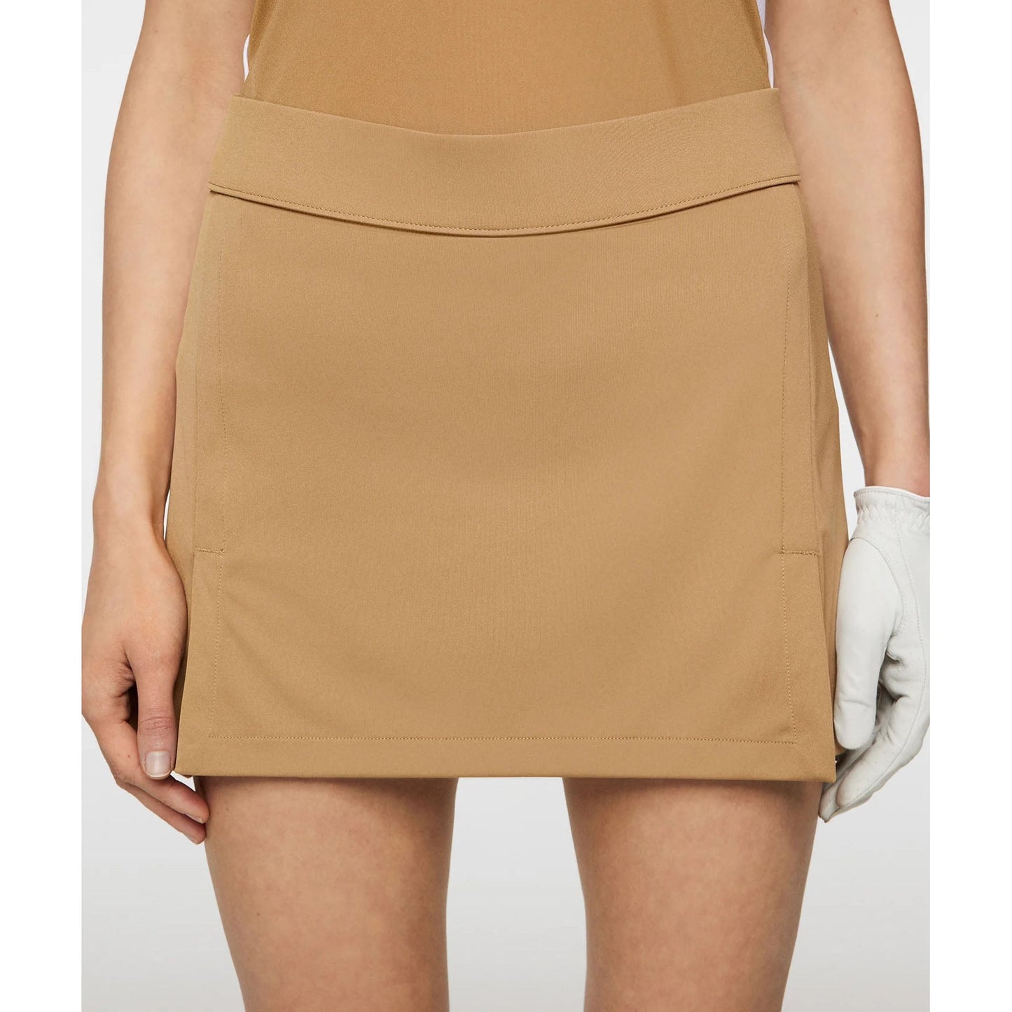 J.Lindeberg Women's Amelie Golf Skirt - Tigers Eye