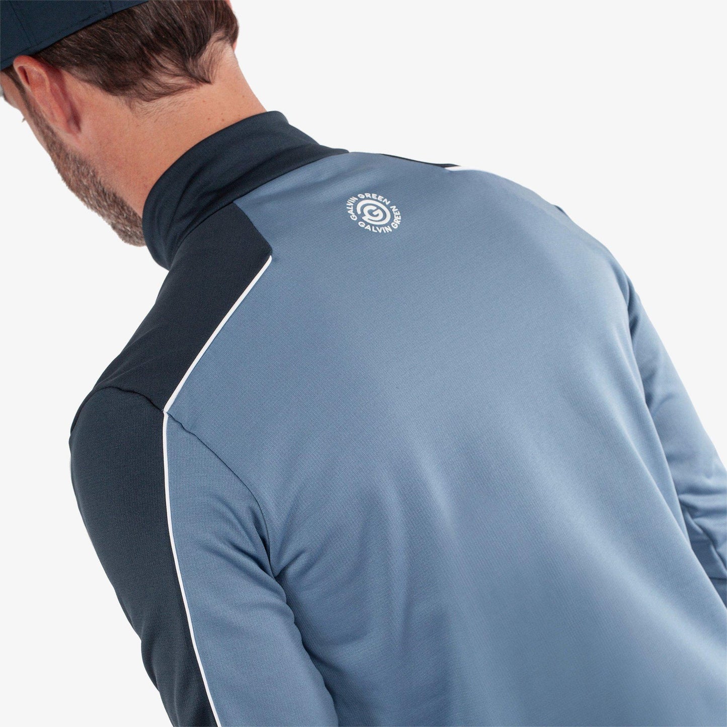 Galvin Green Dave Insulating 1/4 Zip Mid-Layer - Moonlight Blue/Navy