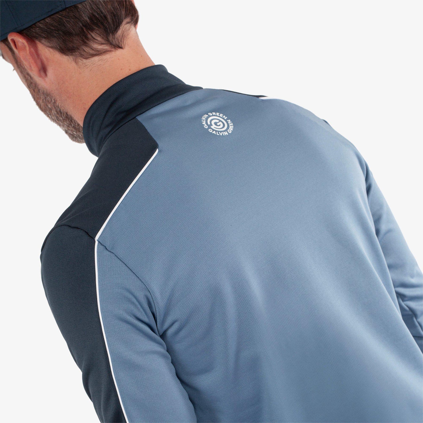 Galvin Green Dave Insulating 1/4 Zip Mid-Layer - Moonlight Blue/Navy