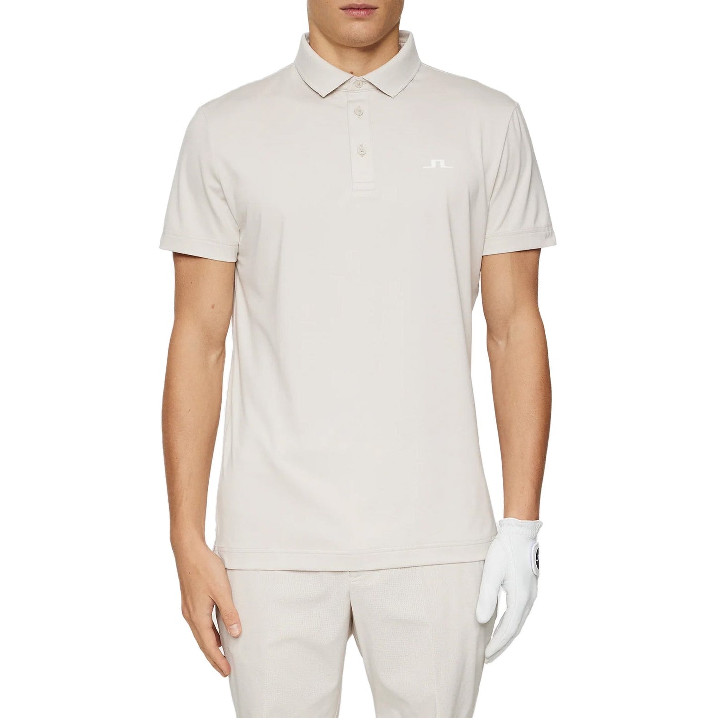 J.Lindeberg Bridge Polo Golf Shirt - Moonbeam