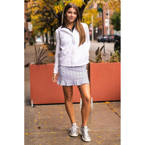 Golftini Women's Celebration Skort 17.5" Golf Skort - White Print