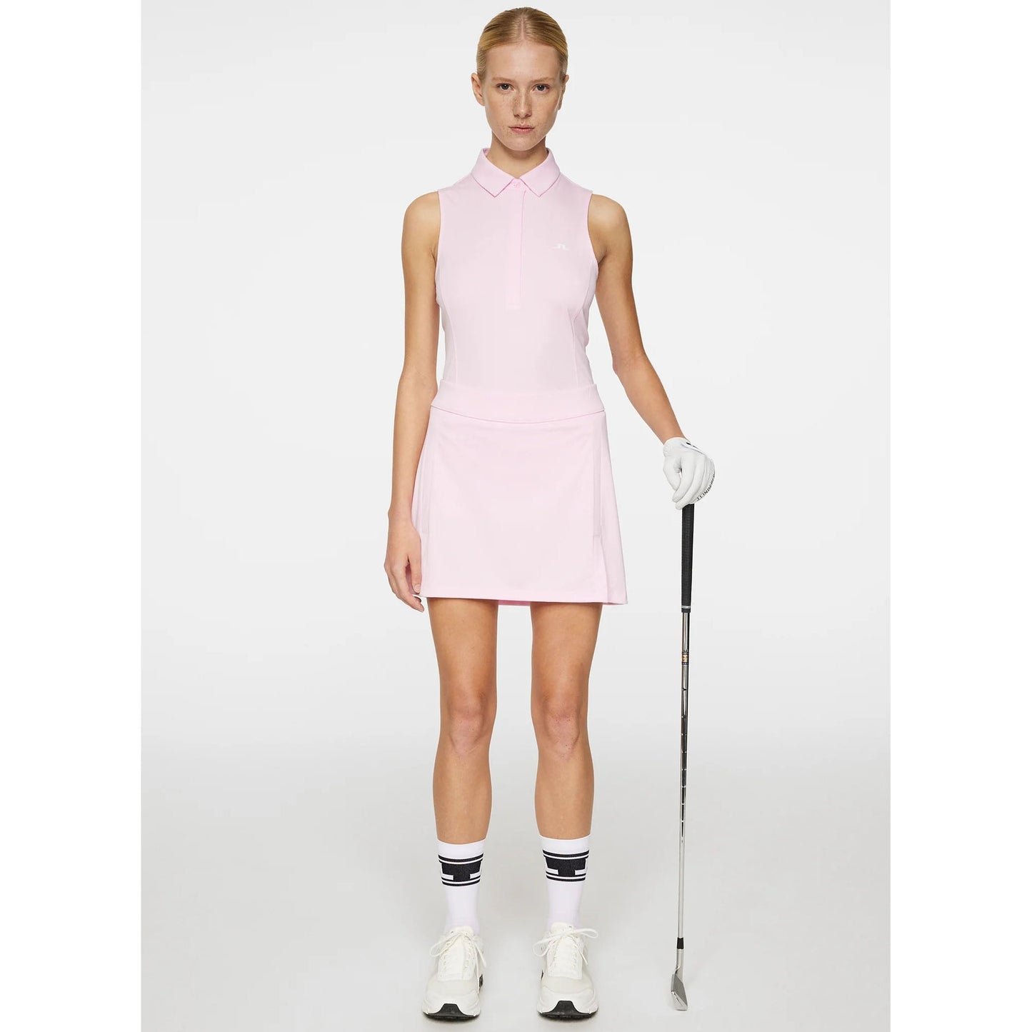 J.Lindeberg Women's Amelie Mid Golf Skirt - Nosegrey