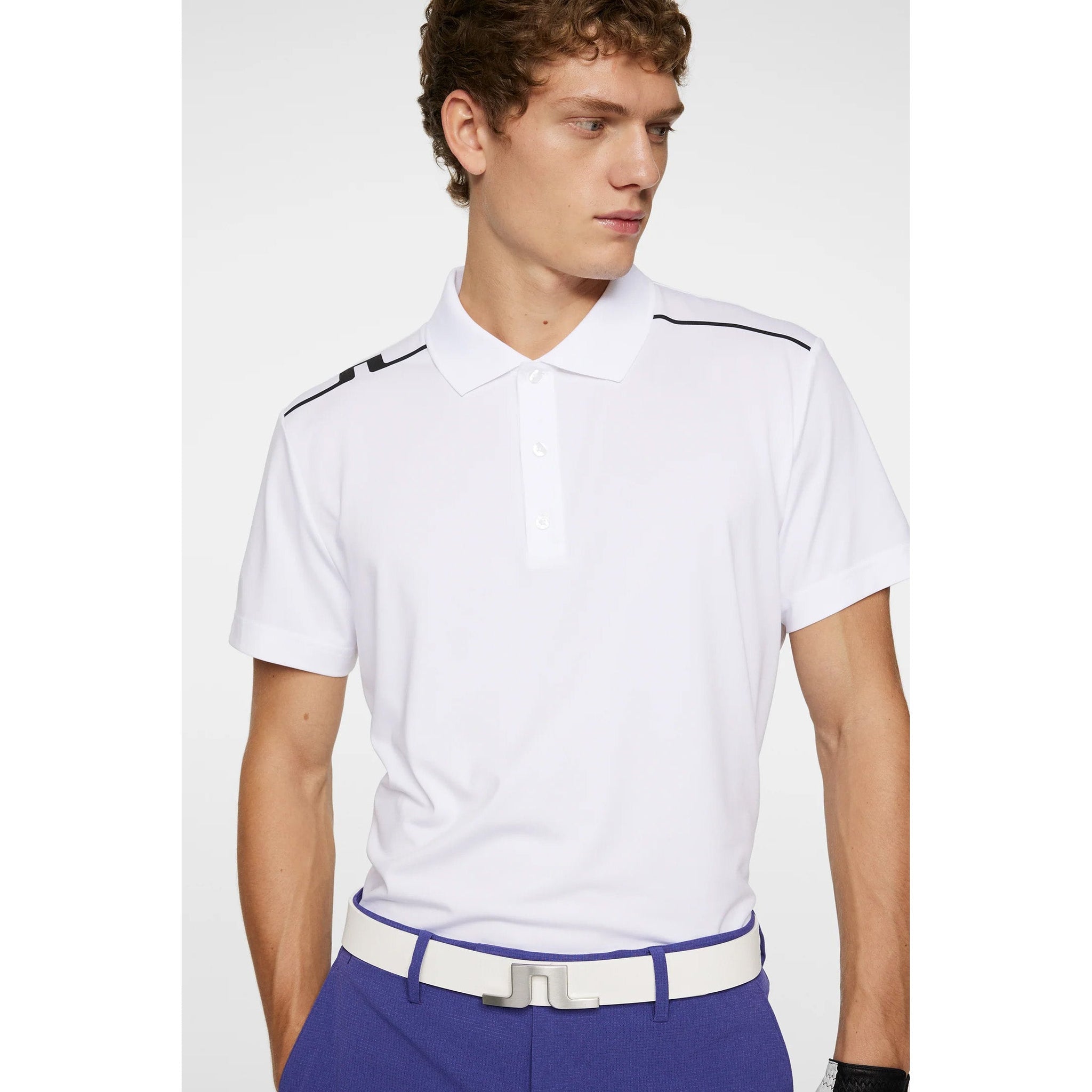 J.Lindeberg Lionel Polo Golf Shirt - White