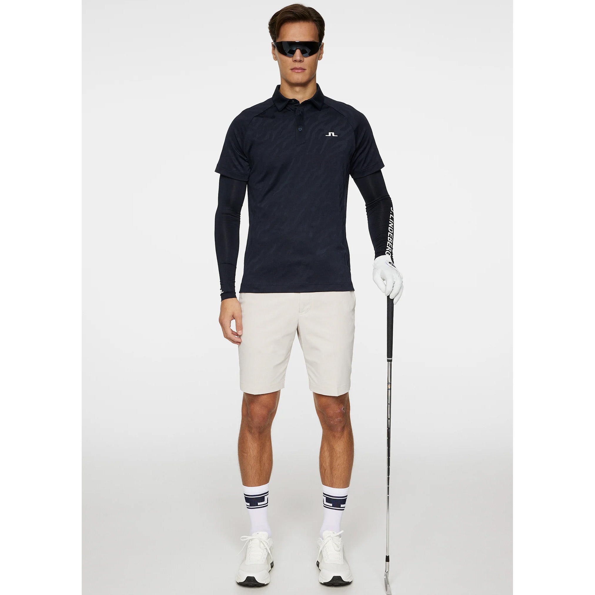 J.Lindeberg Wilhelm Polo Golf Shirt - JL Navy