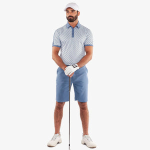 Galvin Green Maxwell Golf Shirt - Moonlight Blue/White