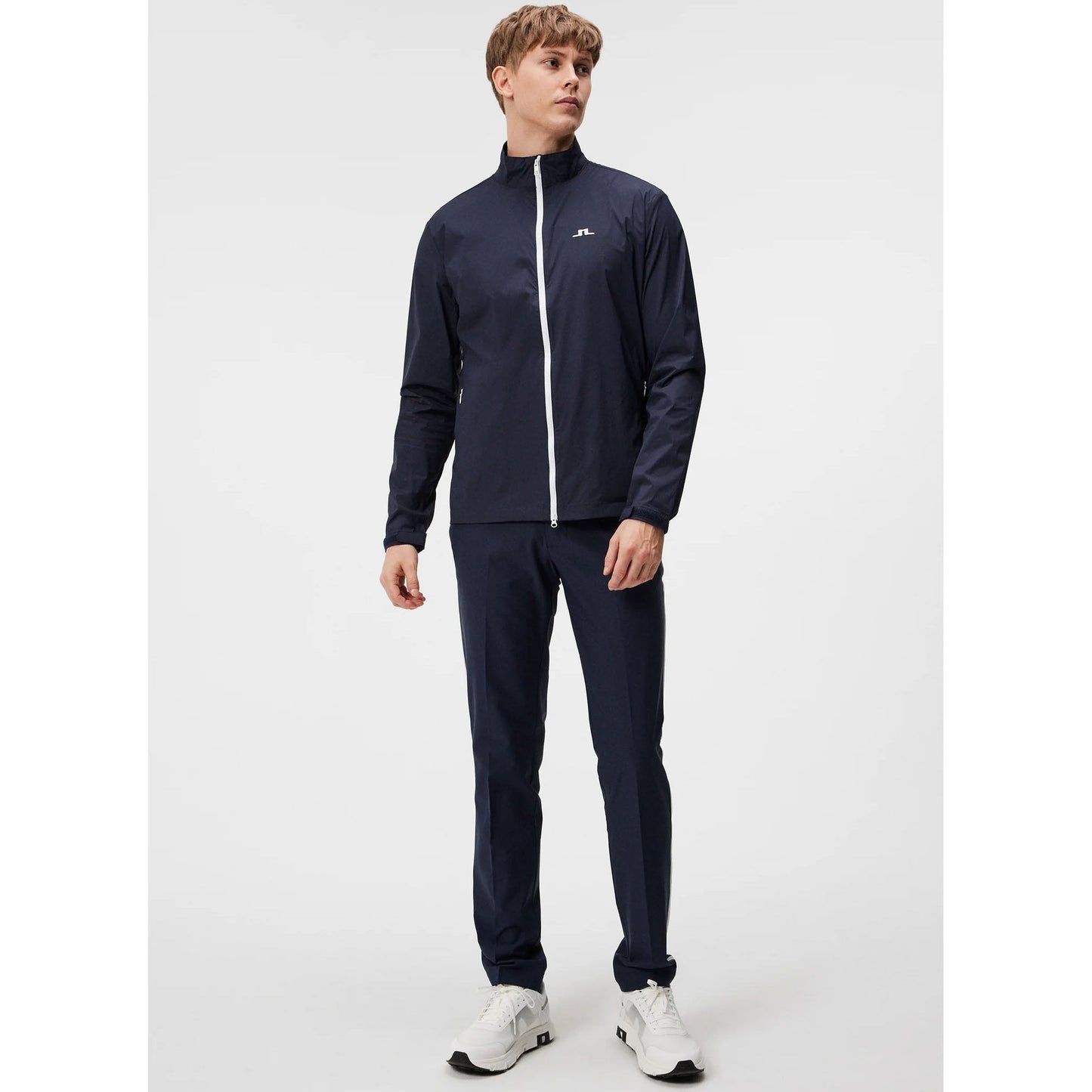 J.Lindeberg Ash Light Packable Golf Jacket - JL Navy