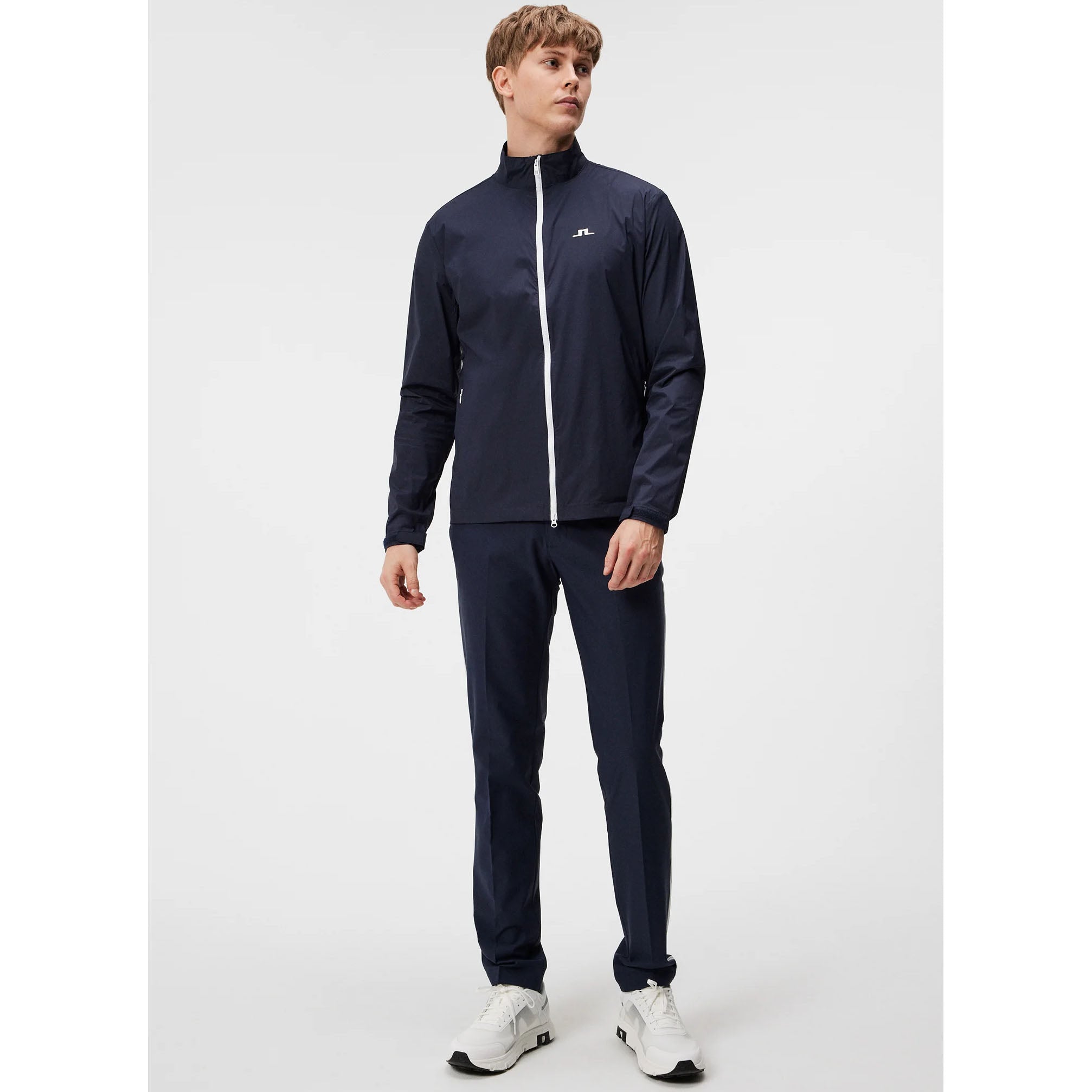 J.Lindeberg Ash Light Packable Golf Jacket - JL Navy