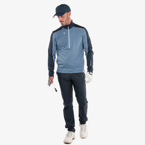 Galvin Green Dave Insulating 1/4 Zip Mid-Layer - Moonlight Blue/Navy