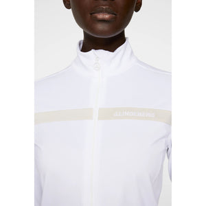 J.Lindeberg Women's Janice Golf Mid-Layer - White