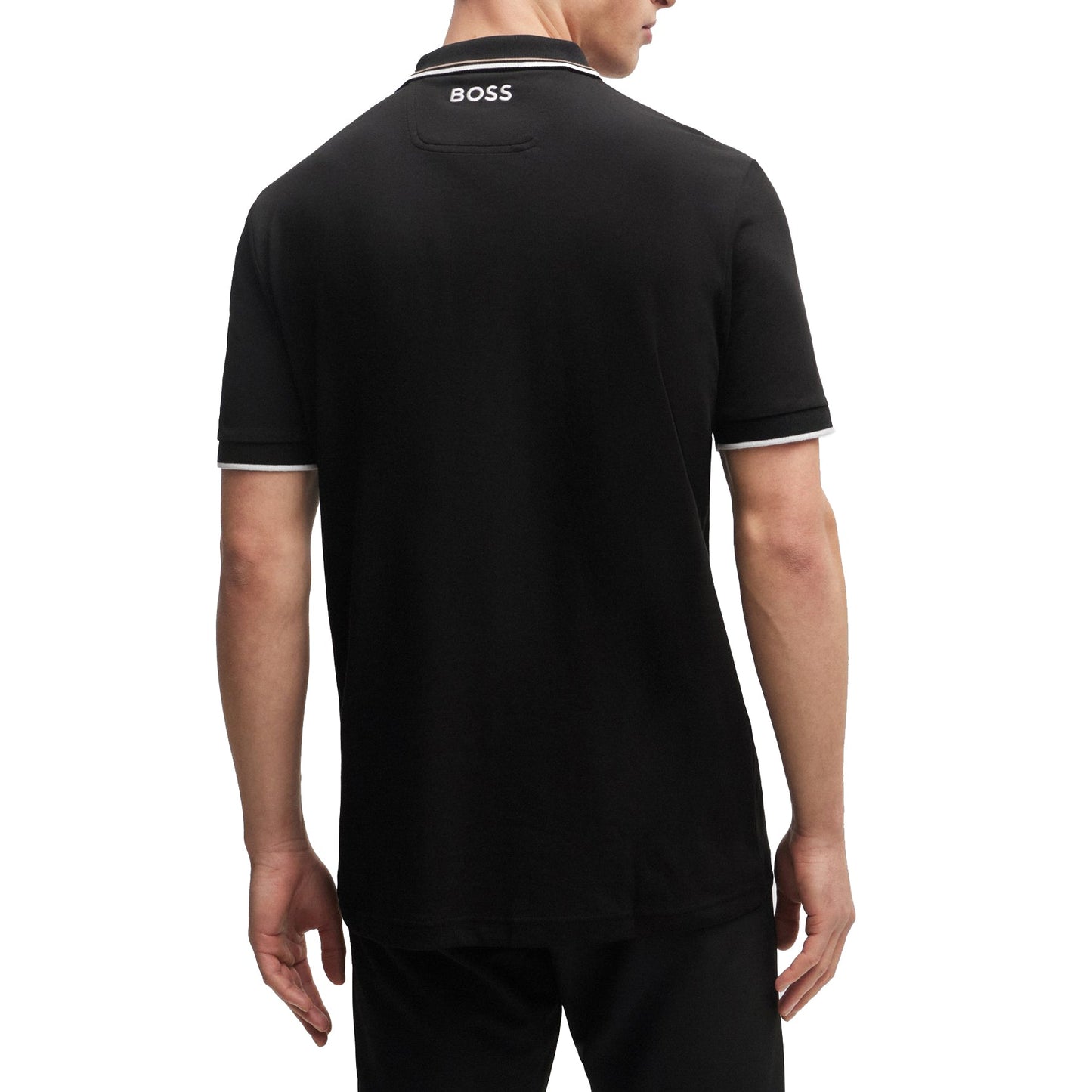 BOSS Paddy Pro Golf Polo Shirt - Black/Orange